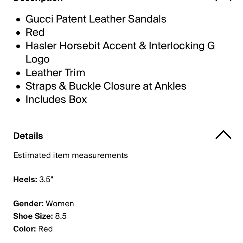 Gucci Red Patent Leather Cork Wedge Sandals - Picture 8 of 16
